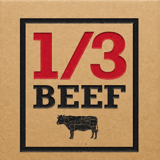 1/3 Beef Share — 100 lbs — $300 Deposit ONLY