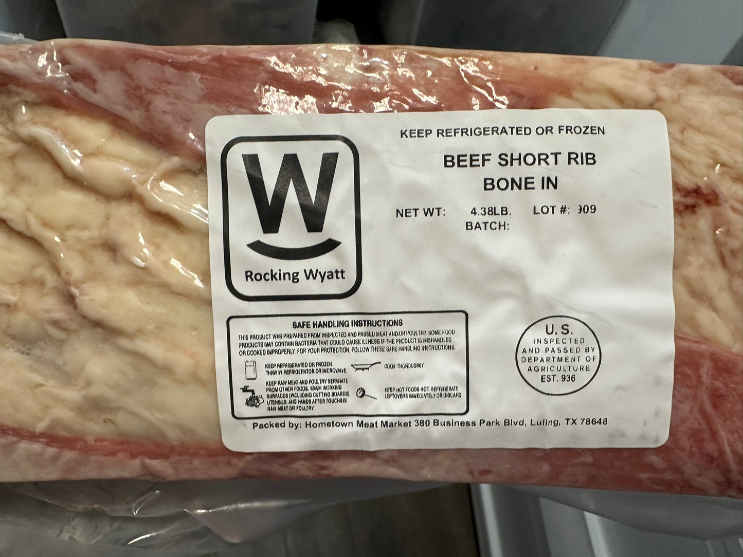 Beef Short Ribs $15